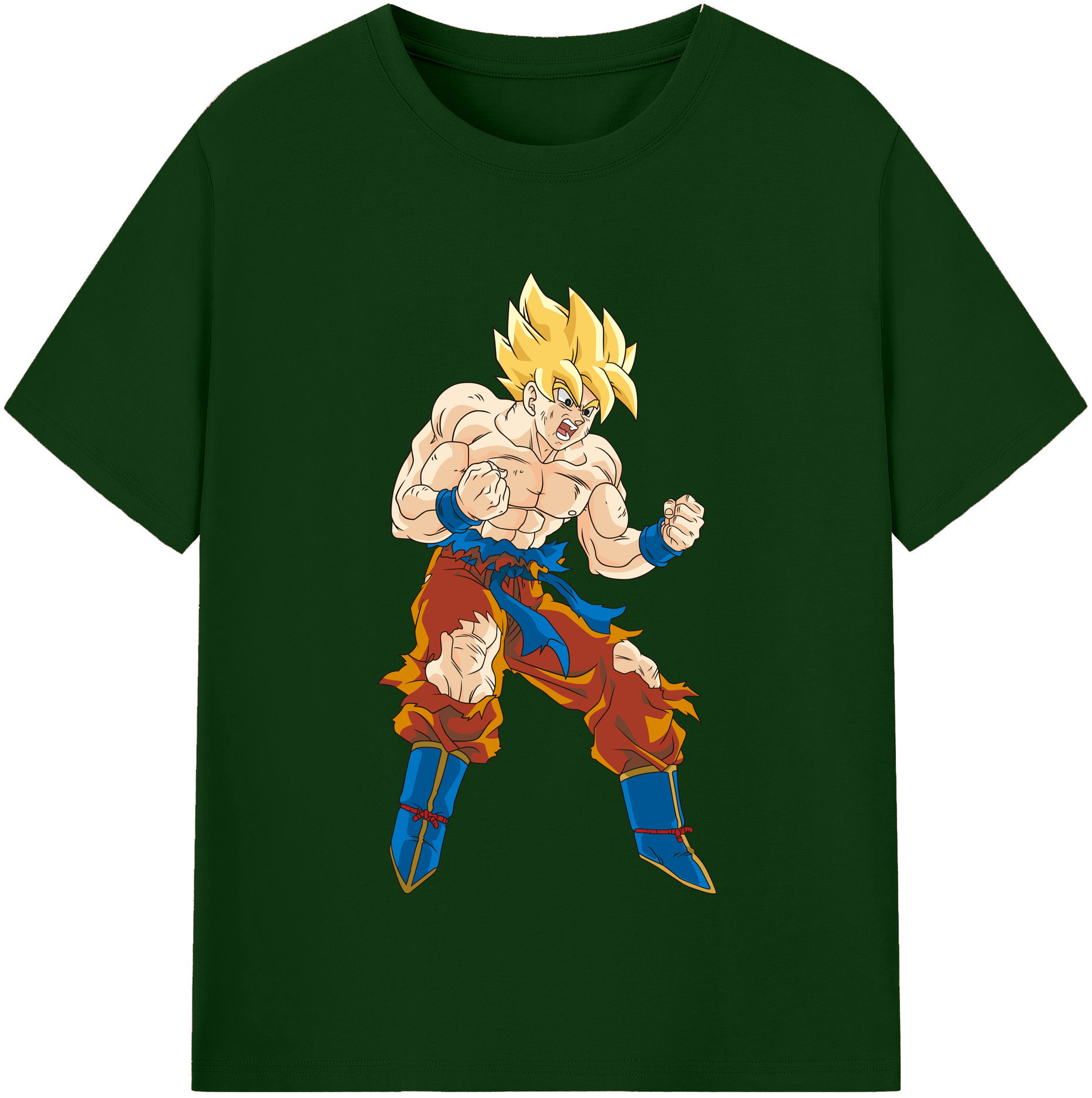 （画像用） ドラゴンボール 孫悟空（そん ごくう）Son Goku カカロット DRAGON BALL Kakarotto 綿100％半袖Tシャツ（フロントプリント）